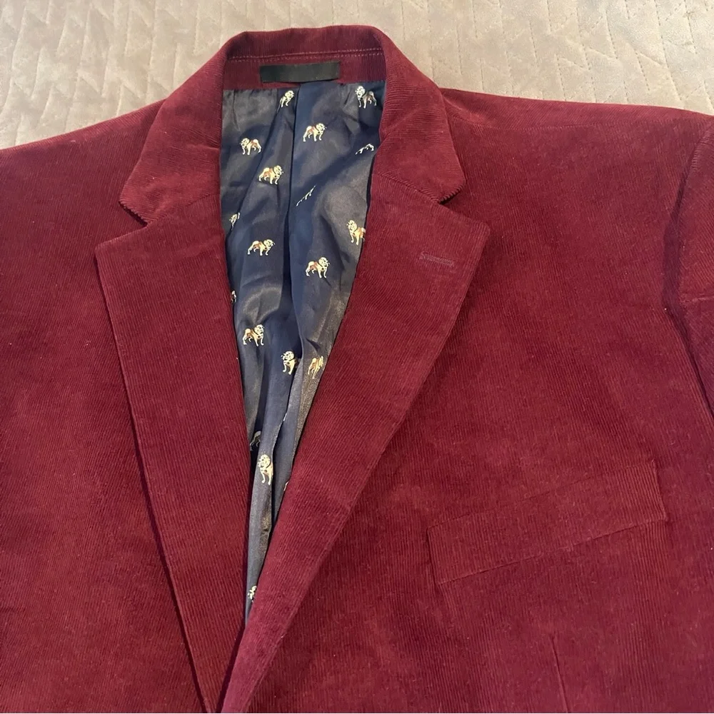 Polo Ralph Lauren Black Label corduroy blazer mens size‎ 46R EUC